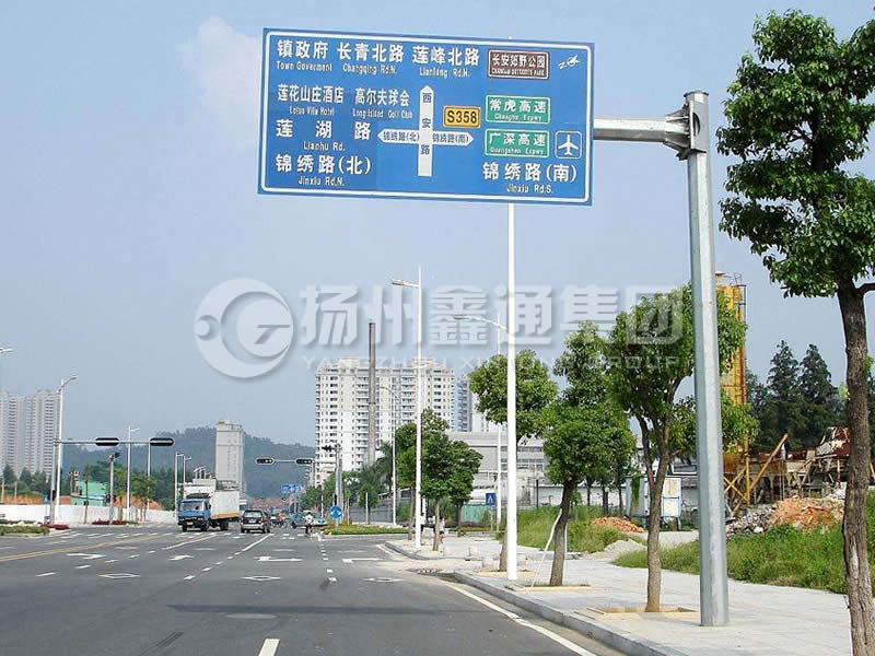 BZG-008，交通標(biāo)志桿，八棱交通標(biāo)志桿