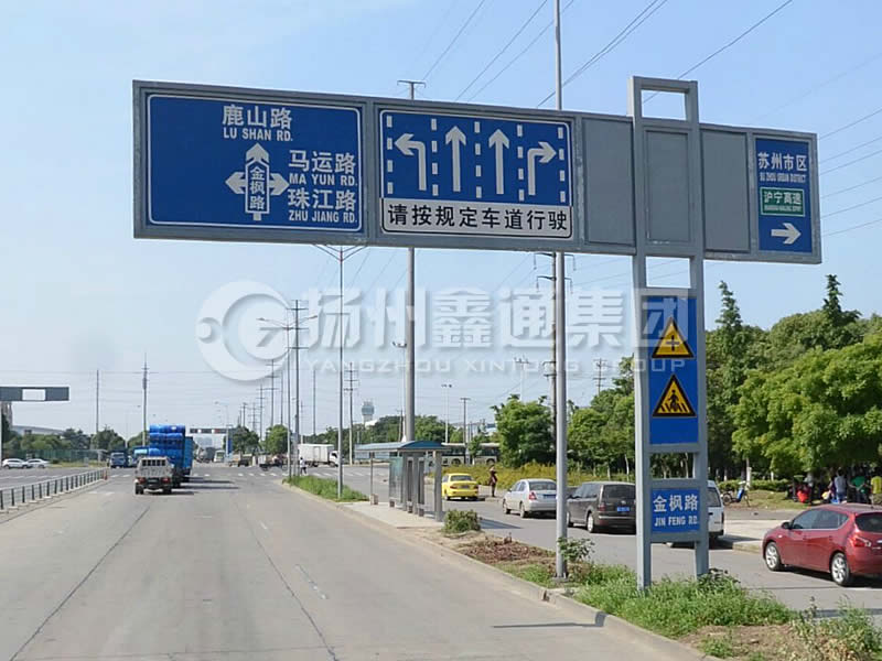 BZG-012，交通標(biāo)志桿，框架交通標(biāo)志桿