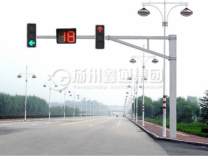 XHDG-052，方桿信號(hào)燈桿，淄博信號(hào)燈桿