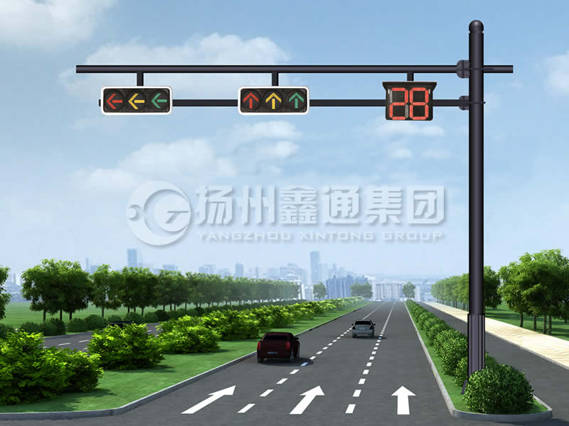 XHDG-061，F(xiàn)型信號燈桿，晉中信號燈桿